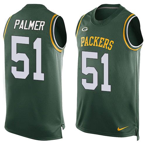Nike Packers #51 Nate Palmer Green Team Color Men's Stitched NFL Limited Tank Top Jersey Nike Packers #51 Nate Palmer Green Team Color Men's Stitched NFL Limited Tank Top Jersey