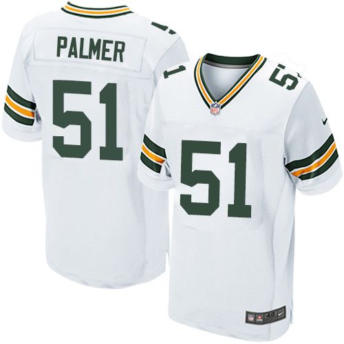 Nike Packers #51 Nate Palmer White Men's Stitched NFL Elite Jersey Nike Packers #51 Nate Palmer White Men's Stitched NFL Elite Jersey