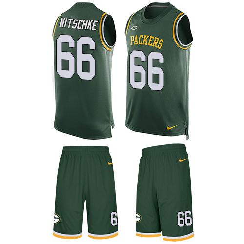 Nike Packers #66 Ray Nitschke Green Team Color Men's Stitched NFL Limited Tank Top Suit Jersey Nike Packers #66 Ray Nitschke Green Team Color Men's Stitched NFL Limited Tank Top Suit Jersey