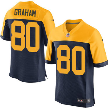 Nike Packers #80 Jimmy Graham Navy Blue Alternate Men's Stitched NFL New Elite Jersey Nike Packers #80 Jimmy Graham Navy Blue Alternate Men's Stitched NFL New Elite Jersey