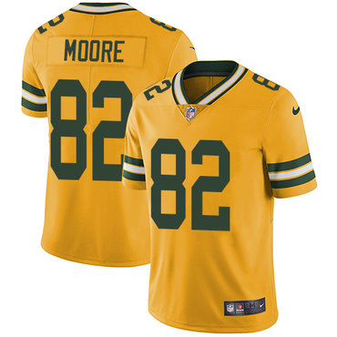 Nike Packers #82 J'Mon Moore Yellow Men's Stitched NFL Limited Rush Jersey Nike Packers #82 J'Mon Moore Yellow Men's Stitched NFL Limited Rush Jersey