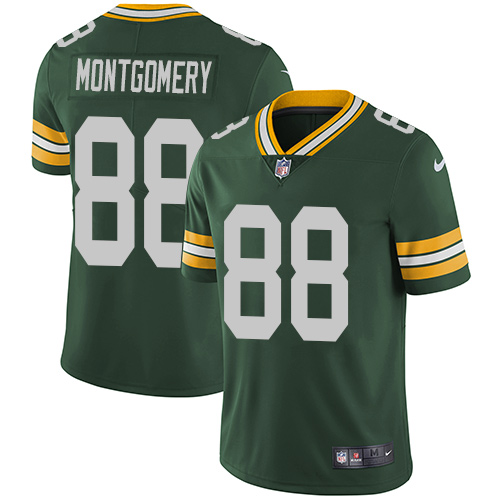 Nike Packers #88 Ty Montgomery Green Team Color Men's Stitched NFL Vapor Untouchable Limited Jersey Nike Packers #88 Ty Montgomery Green Team Color Men's Stitched NFL Vapor Untouchable Limited Jersey