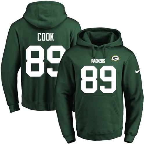 Nike Packers #89 Jared Cook Green Name & Number Pullover NFL Hoodie Nike Packers #89 Jared Cook Green Name & Number Pullover NFL Hoodie
