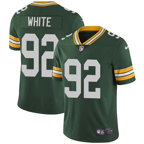 Nike Packers #92 Reggie White Green Team Color Men's Stitched NFL Vapor Untouchable Limited Jersey Nike Packers #92 Reggie White Green Team Color Men's Stitched NFL Vapor Untouchable Limited Jersey