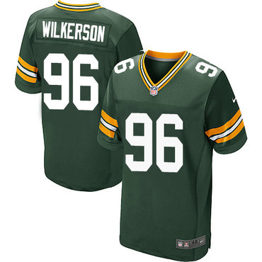 Nike Packers #96 Muhammad Wilkerson Green Team Color Men's Stitched NFL Elite Jersey Nike Packers #96 Muhammad Wilkerson Green Team Color Men's Stitched NFL Elite Jersey