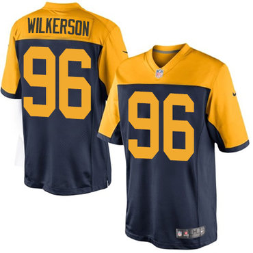 Nike Packers #96 Muhammad Wilkerson Navy Blue Alternate Youth Stitched NFL New Limited Jersey Nike Packers #96 Muhammad Wilkerson Navy Blue Alternate Youth Stitched NFL New Limited Jersey