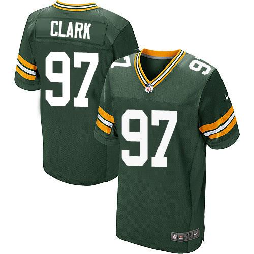 Nike Packers #97 Kenny Clark Green Team Color Men's Stitched NFL Elite Jersey Nike Packers #97 Kenny Clark Green Team Color Men's Stitched NFL Elite Jersey