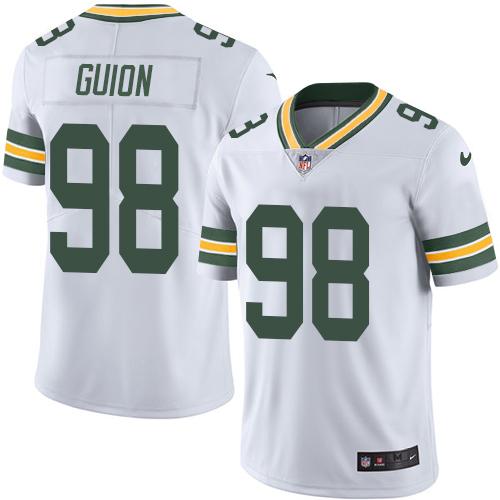Nike Packers #98 Letroy Guion White Men's Stitched NFL Limited Rush Jersey Nike Packers #98 Letroy Guion White Men's Stitched NFL Limited Rush Jersey