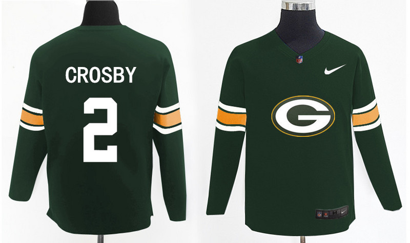 Nike Packers 2 Mason Crosby Green Knit Sweater Nike Packers 2 Mason Crosby Green Knit Sweater