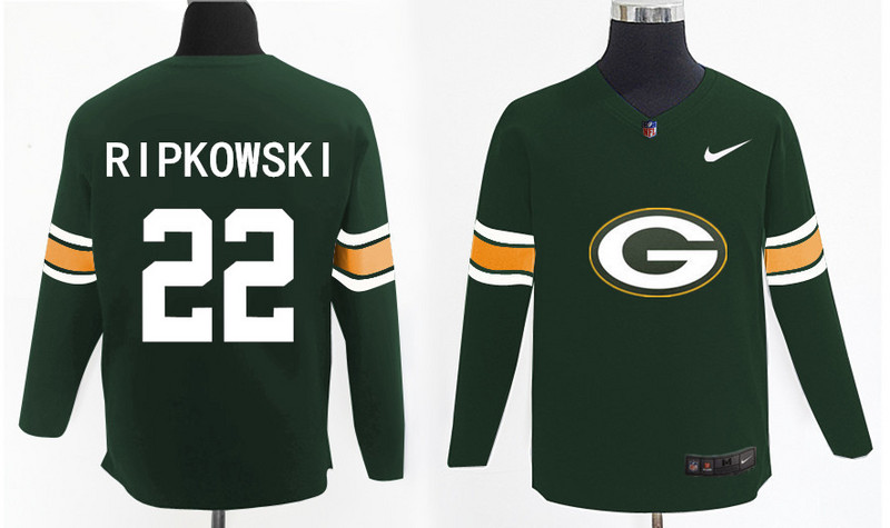 Nike Packers 22 Aaron Ripkowski Green Knit Sweater Nike Packers 22 Aaron Ripkowski Green Knit Sweater