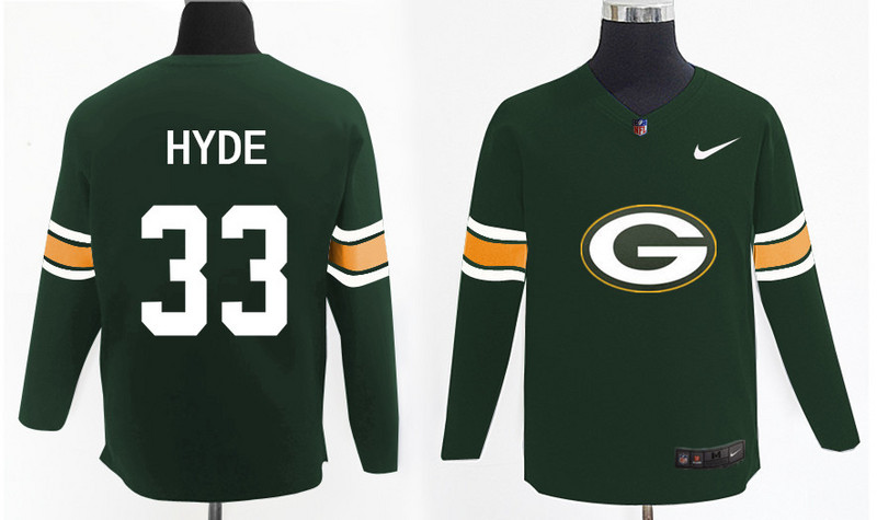 Nike Packers 33 Micah Hyde Green Knit Sweater Nike Packers 33 Micah Hyde Green Knit Sweater
