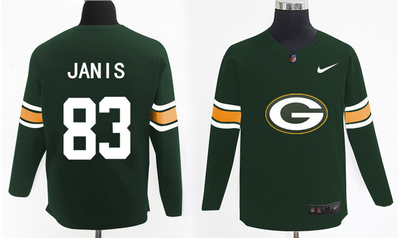 Nike Packers 83 Jeff Janis Green Knit Sweater Nike Packers 83 Jeff Janis Green Knit Sweater