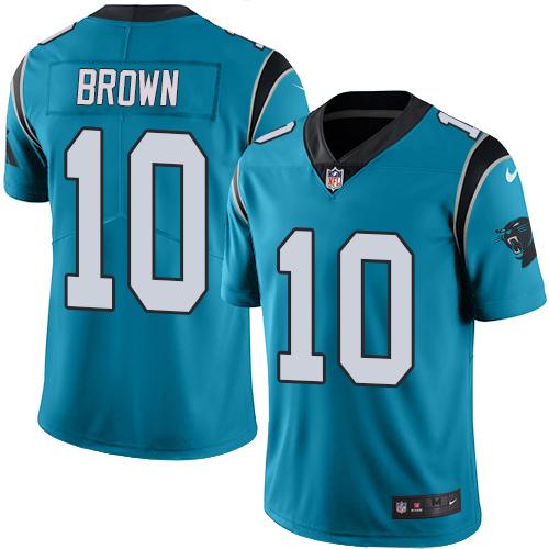 Nike Panthers #10 Corey Brown Blue Men's Stitched NFL Limited Rush Jersey Nike Panthers #10 Corey Brown Blue Men's Stitched NFL Limited Rush Jersey