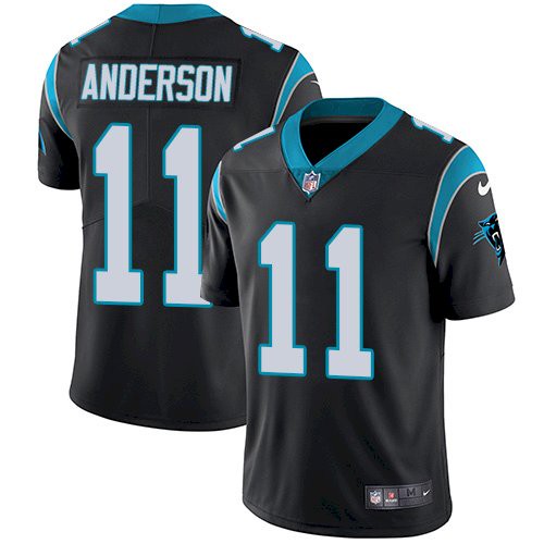 Nike Panthers #11 Robby Anderson Black Team Color Men's Stitched NFL Vapor Untouchable Limited Jersey Nike Panthers #11 Robby Anderson Black Team Color Men's Stitched NFL Vapor Untouchable Limited Jersey