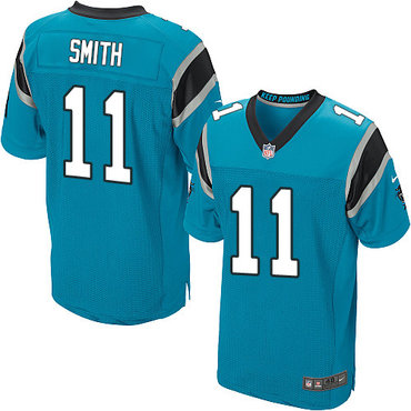 Nike Panthers #11 Torrey Smith Blue Alternate Men's Stitched NFL Elite Jersey Nike Panthers #11 Torrey Smith Blue Alternate Men's Stitched NFL Elite Jersey