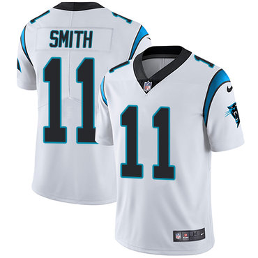 Nike Panthers #11 Torrey Smith White Men's Stitched NFL Vapor Untouchable Limited Jersey Nike Panthers #11 Torrey Smith White Men's Stitched NFL Vapor Untouchable Limited Jersey