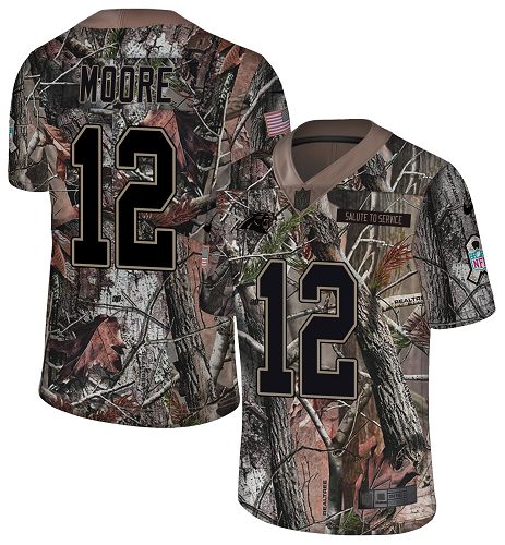 Nike Panthers #12 DJ Moore Camo Men's Stitched NFL Limited Rush Realtree Jersey Nike Panthers #12 DJ Moore Camo Men's Stitched NFL Limited Rush Realtree Jersey