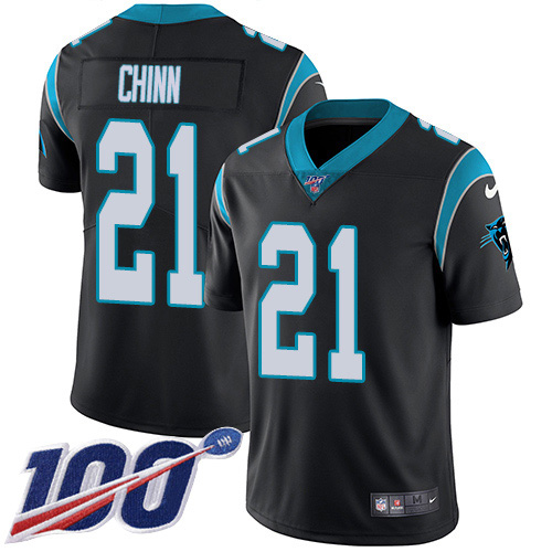 Nike Panthers #21 Jeremy Chinn Black Team Color Men's Stitched NFL 100th Season Vapor Untouchable Limited Jersey Nike Panthers #21 Jeremy Chinn Black Team Color Men's Stitched NFL 100th Season Vapor Untouchable Limited Jersey