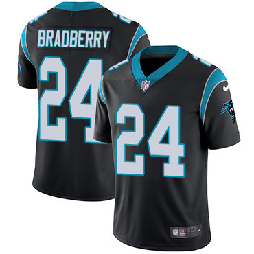 Nike Panthers #24 James Bradberry Black Team Color Men's Stitched NFL Vapor Untouchable Limited Jersey Nike Panthers #24 James Bradberry Black Team Color Men's Stitched NFL Vapor Untouchable Limited Jersey