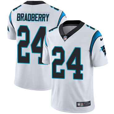 Nike Panthers #24 James Bradberry White Men's Stitched NFL Vapor Untouchable Limited Jersey Nike Panthers #24 James Bradberry White Men's Stitched NFL Vapor Untouchable Limited Jersey