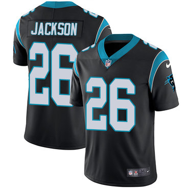 Nike Panthers #26 Donte Jackson Black Team Color Men's Stitched NFL Vapor Untouchable Limited Jersey Nike Panthers #26 Donte Jackson Black Team Color Men's Stitched NFL Vapor Untouchable Limited Jersey
