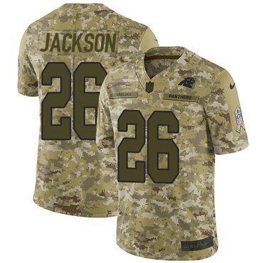 Nike Panthers #26 Donte Jackson Camo Youth Stitched NFL Limited 2018 Salute to Service Jersey Nike Panthers #26 Donte Jackson Camo Youth Stitched NFL Limited 2018 Salute to Service Jersey