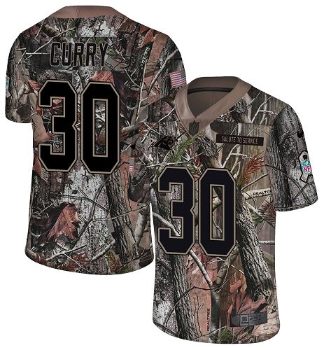 Nike Panthers #30 Stephen Curry Camo Men's Stitched NFL Limited Rush Realtree Jersey Nike Panthers #30 Stephen Curry Camo Men's Stitched NFL Limited Rush Realtree Jersey