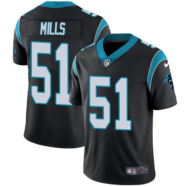 Nike Panthers #51 Sam Mills Black Team Color Men's Stitched NFL Vapor Untouchable Limited Jersey Nike Panthers #51 Sam Mills Black Team Color Men's Stitched NFL Vapor Untouchable Limited Jersey