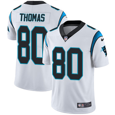 Nike Panthers #80 Ian Thomas White Men's Stitched NFL Vapor Untouchable Limited Jersey Nike Panthers #80 Ian Thomas White Men's Stitched NFL Vapor Untouchable Limited Jersey