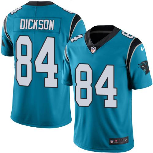 Nike Panthers #84 Ed Dickson Blue Alternate Men's Stitched NFL Vapor Untouchable Limited Jersey Nike Panthers #84 Ed Dickson Blue Alternate Men's Stitched NFL Vapor Untouchable Limited Jersey