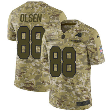 Nike Panthers #88 Greg Olsen Camo Youth Stitched NFL Limited 2018 Salute to Service Jersey Nike Panthers #88 Greg Olsen Camo Youth Stitched NFL Limited 2018 Salute to Service Jersey