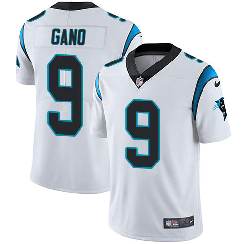 Nike Panthers #9 Graham Gano White Men's Stitched NFL Vapor Untouchable Limited Jersey Nike Panthers #9 Graham Gano White Men's Stitched NFL Vapor Untouchable Limited Jersey