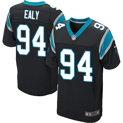 Nike Panthers #94 Kony Ealy Black Team Color Men's Stitched NFL Elite Jersey Nike Panthers #94 Kony Ealy Black Team Color Men's Stitched NFL Elite Jersey