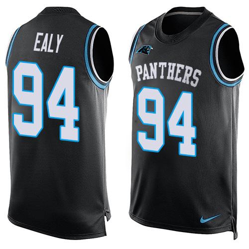 Nike Panthers #94 Kony Ealy Black Team Color Men's Stitched NFL Limited Tank Top Jersey Nike Panthers #94 Kony Ealy Black Team Color Men's Stitched NFL Limited Tank Top Jersey