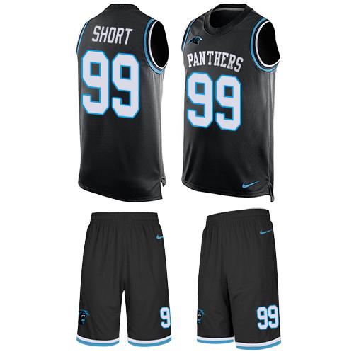 Nike Panthers #99 Kawann Short Black Team Color Men's Stitched NFL Limited Tank Top Suit Jersey Nike Panthers #99 Kawann Short Black Team Color Men's Stitched NFL Limited Tank Top Suit Jersey