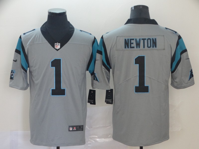 Nike Panthers 1 Cam Newton Silver Inverted Legend Limited Jersey Nike Panthers 1 Cam Newton Silver Inverted Legend Limited Jersey