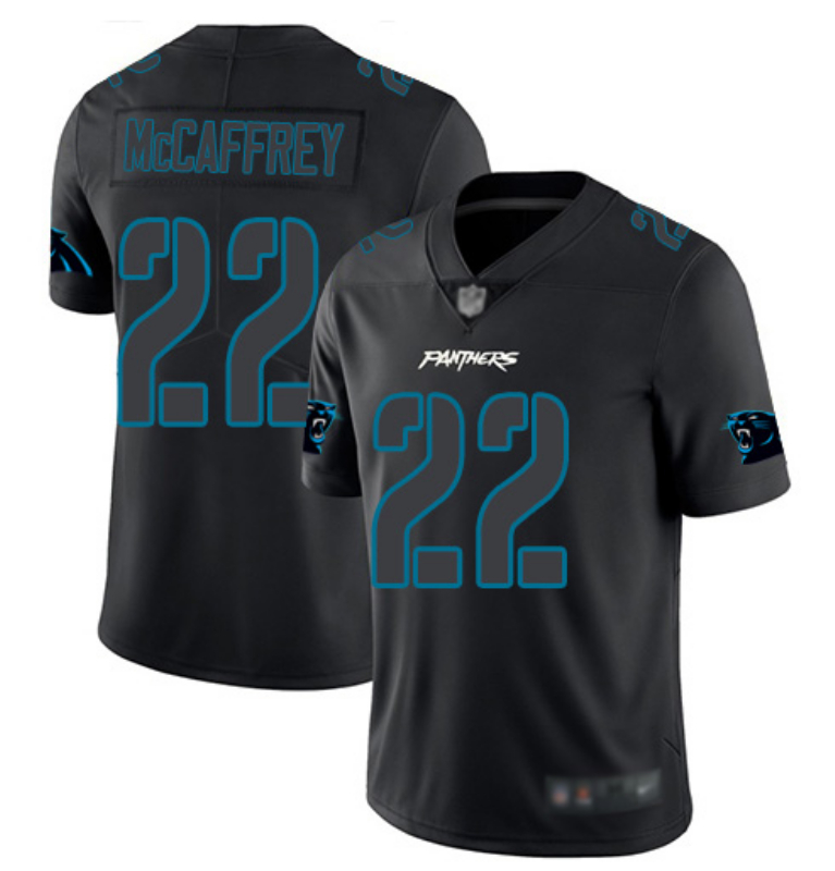 Nike Panthers 22 Christian McCaffrey Black Impact Rush Limited Jersey Nike Panthers 22 Christian McCaffrey Black Impact Rush Limited Jersey