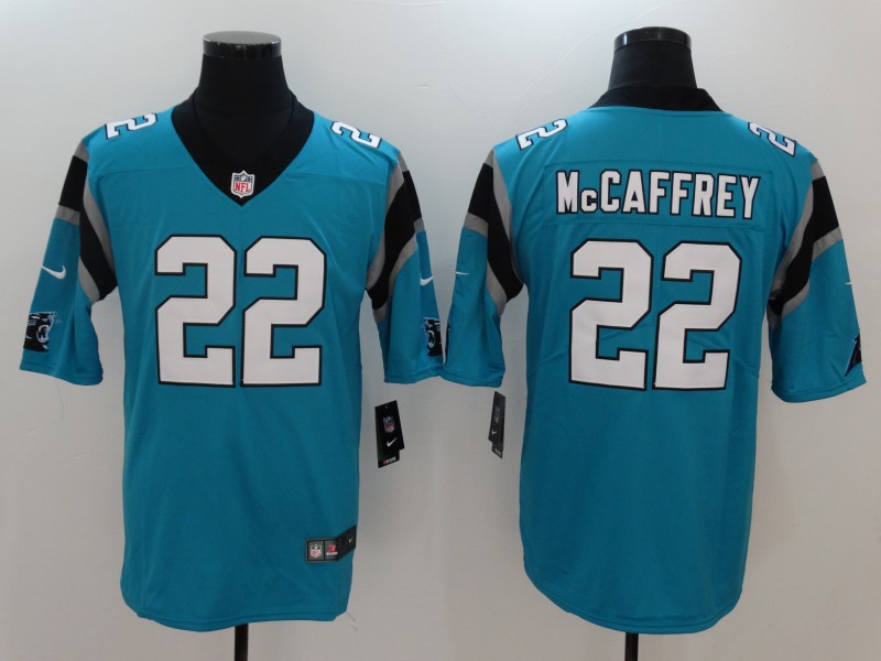 Nike Panthers 22 Christian McCaffrey Blue Vapor Untouchable Player Limited Jersey Nike Panthers 22 Christian McCaffrey Blue Vapor Untouchable Player Limited Jersey