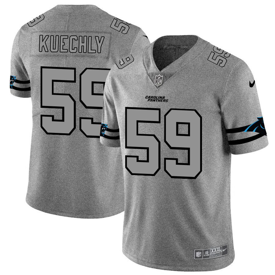 Nike Panthers 59 Luke Kuechly 2019 Gray Gridiron Gray Vapor Untouchable Limited Jersey Nike Panthers 59 Luke Kuechly 2019 Gray Gridiron Gray Vapor Untouchable Limited Jersey
