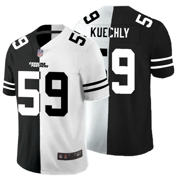 Nike Panthers 59 Luke Kuechly Black And White Split Vapor Untouchable Limited Jersey Nike Panthers 59 Luke Kuechly Black And White Split Vapor Untouchable Limited Jersey