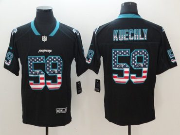 Nike Panthers 59 Luke Kuechly Black USA Flag Color Rush Limited Jersey Nike Panthers 59 Luke Kuechly Black USA Flag Color Rush Limited Jersey