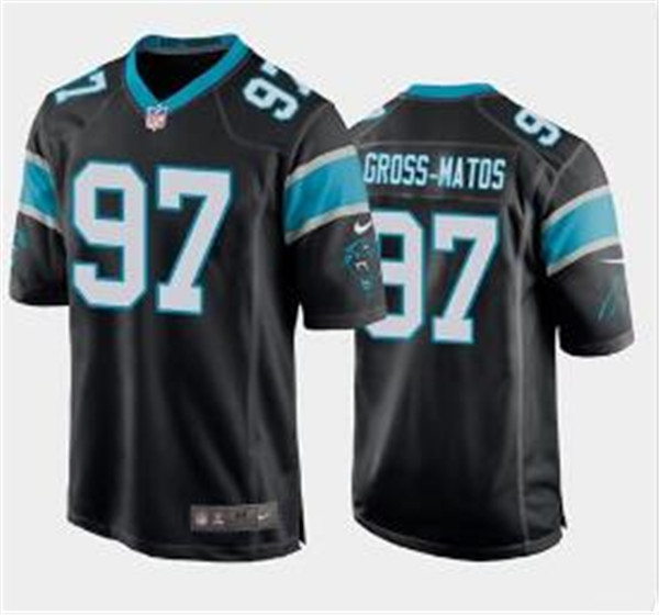 Nike Panthers 97 Yetur Gross-Matos Black 2020 NFL Draft First Round Pick Vapor Untouchable Limited Jersey Nike Panthers 97 Yetur Gross-Matos Black 2020 NFL Draft First Round Pick Vapor Untouchable Limited Jersey