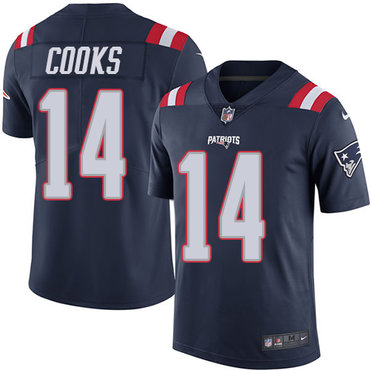 Nike Patriots #14 Brandin Cooks Navy Blue Men's Stitched NFL Limited Rush Jersey Nike Patriots #14 Brandin Cooks Navy Blue Men's Stitched NFL Limited Rush Jersey