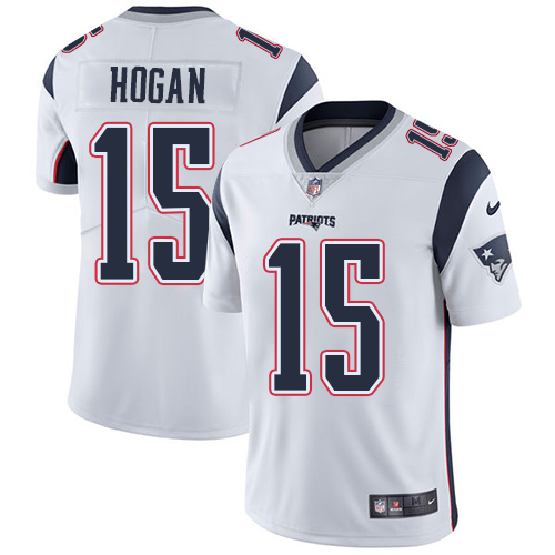 Nike Patriots #15 Chris Hogan White Men's Stitched NFL Vapor Untouchable Limited Jersey Nike Patriots #15 Chris Hogan White Men's Stitched NFL Vapor Untouchable Limited Jersey