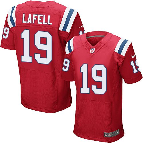 Nike Patriots #19 Brandon LaFell Red Alternate Men's Stitched NFL Elite Jersey Nike Patriots #19 Brandon LaFell Red Alternate Men's Stitched NFL Elite Jersey