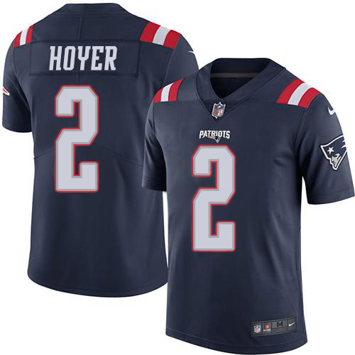 Nike Patriots #2 Brian Hoyer Navy Blue Men's Stitched NFL Limited Rush Jersey Nike Patriots #2 Brian Hoyer Navy Blue Men's Stitched NFL Limited Rush Jersey