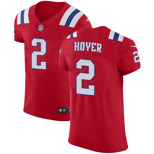 Nike Patriots #2 Brian Hoyer Red Alternate Men's Stitched NFL New Elite Jersey Nike Patriots #2 Brian Hoyer Red Alternate Men's Stitched NFL New Elite Jersey