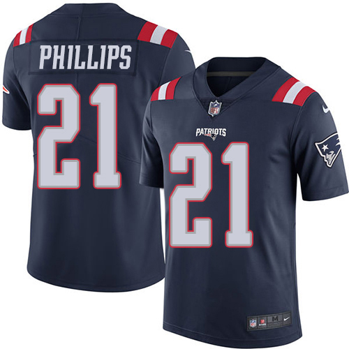 Nike Patriots #21 Adrian Phillips Navy Blue Men's Stitched NFL Limited Rush Jersey Nike Patriots #21 Adrian Phillips Navy Blue Men's Stitched NFL Limited Rush Jersey