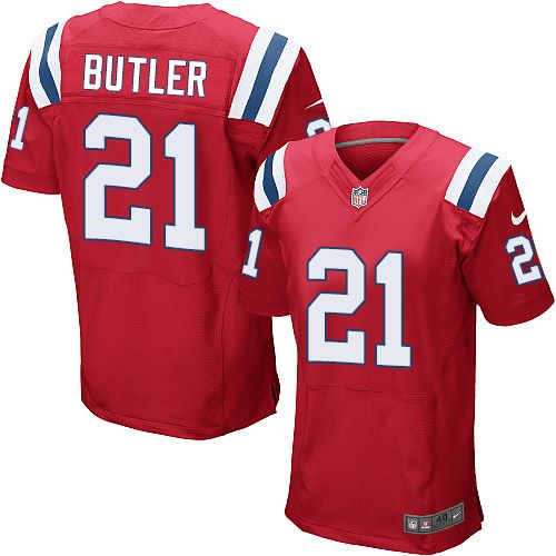 Nike Patriots #21 Malcolm Butler Red Alternate Men's Stitched NFL Elite Jersey Nike Patriots #21 Malcolm Butler Red Alternate Men's Stitched NFL Elite Jersey