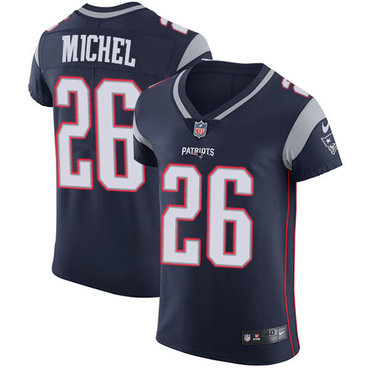 Nike Patriots #26 Sony Michel Navy Blue Team Color Men's Stitched NFL Vapor Untouchable Elite Jersey Nike Patriots #26 Sony Michel Navy Blue Team Color Men's Stitched NFL Vapor Untouchable Elite Jersey